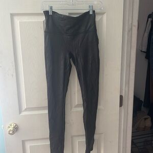 Spanx leather leggings M
